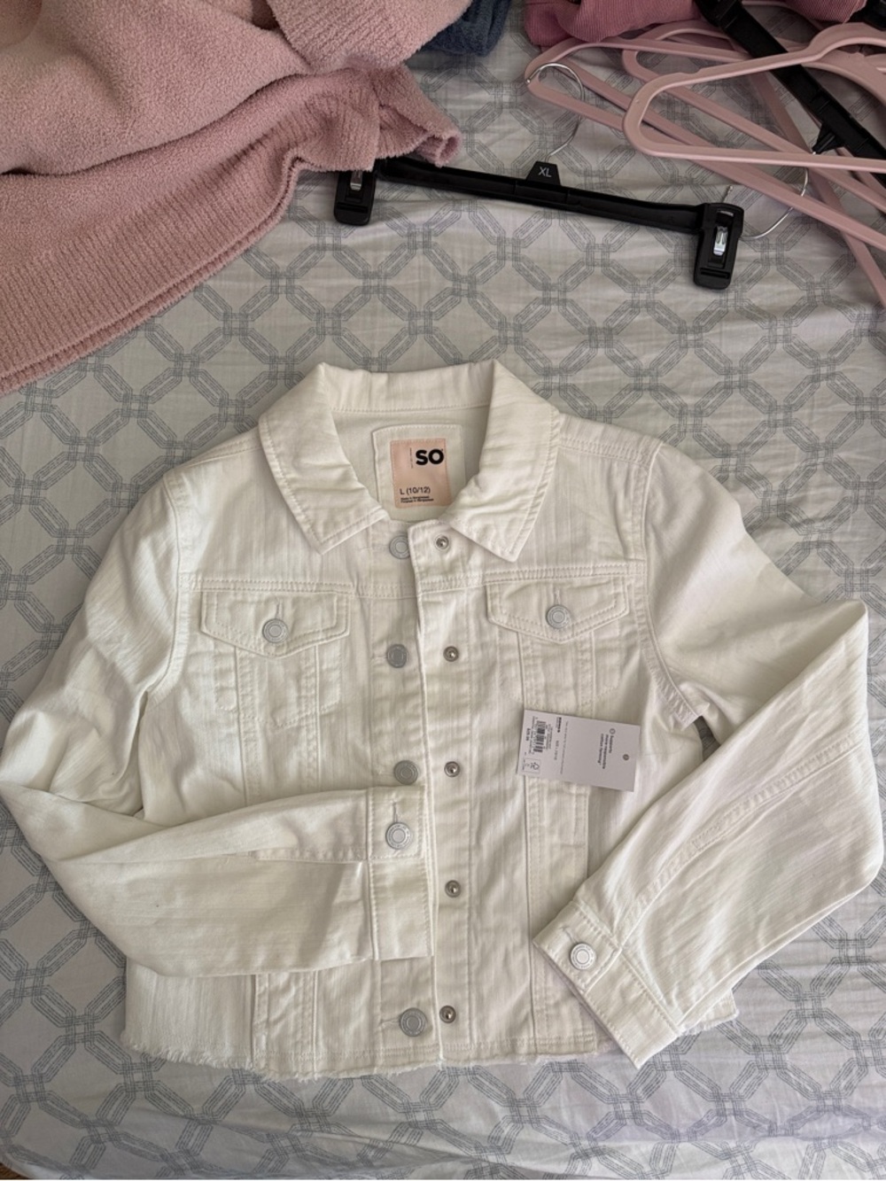 Kids SO White Denim Jacket